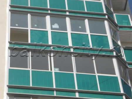 Витражное остекление фото - Балкон-Сити
