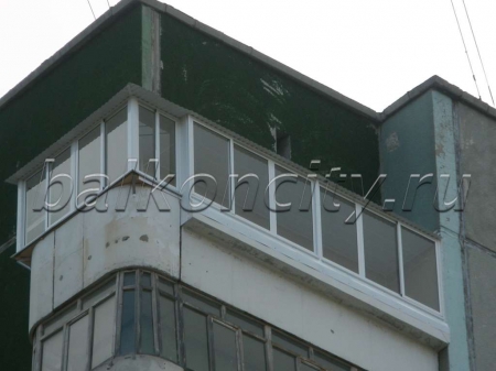 Алюминиевое остекление балконов в многоэтажке